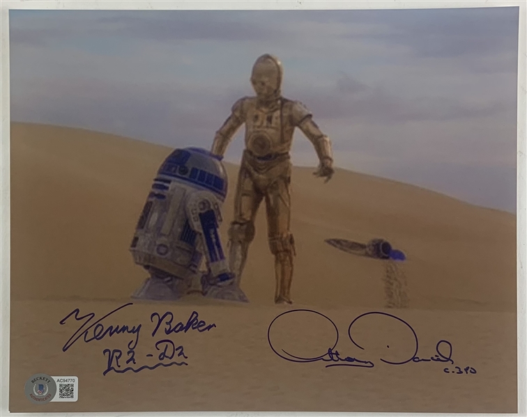 Star Wars: Baker & Daniels Dual-Signed 8” x 10” Photo (Beckett/BAS)