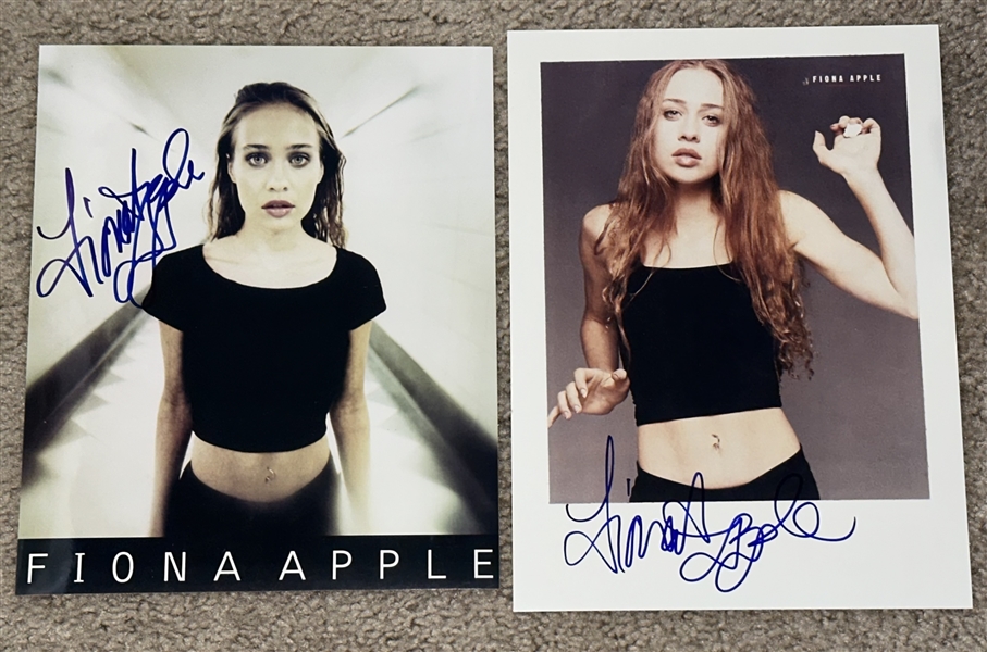 Fiona Apple (2) Signed Photographs (Third Party Guarantee) 
