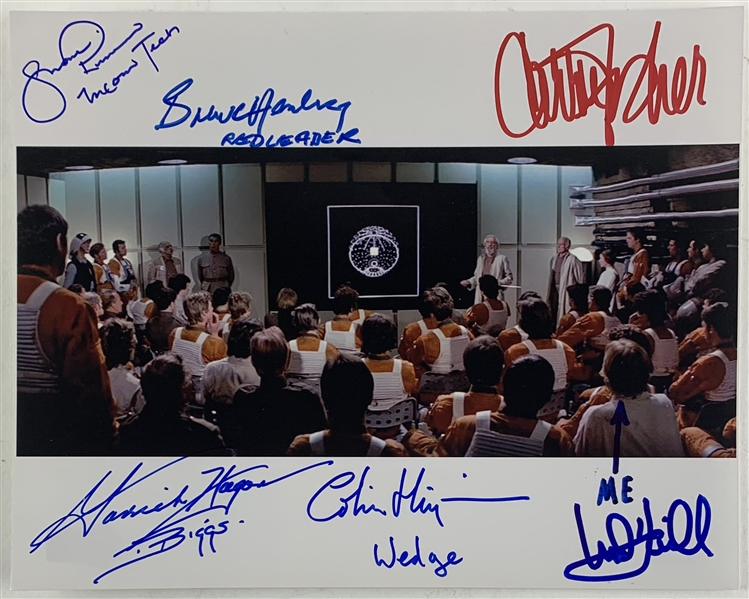 Star Wars: Multi-Signed 8" x 10" Battle of Yavin Rebel Briefing Photo w/ Fisher, Hamill, & 4 Others! (Beckett/BAS LOA)