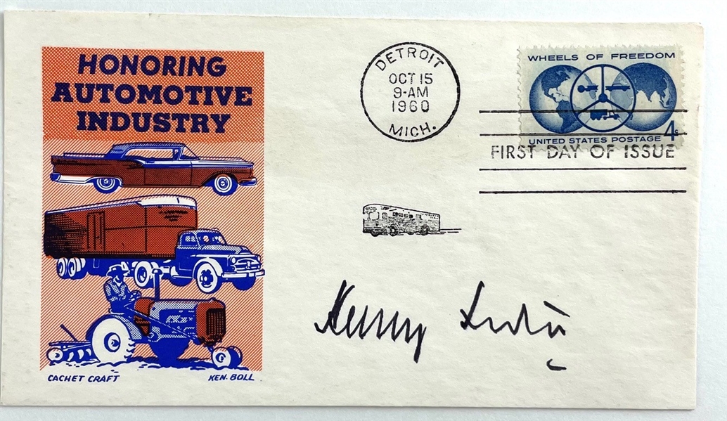 1960 Henry Ford II Signed First Day Cover (Beckett/BAS)