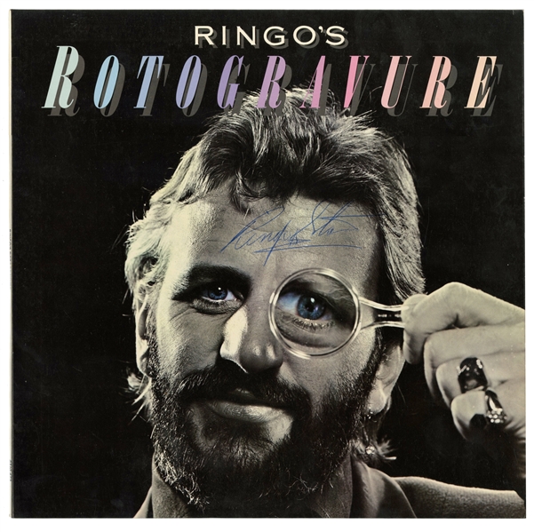 Ringo Starr Signed "Rotogravure" Album Cover (Tracks LOA)(Third Party Guaranteed)