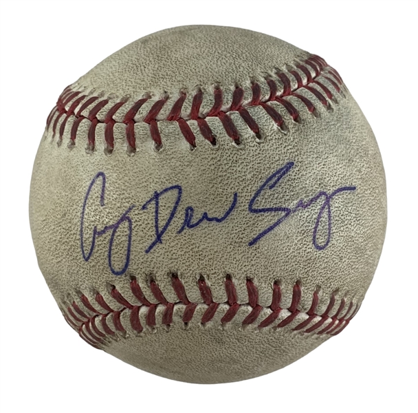 Corey Seager Signed & Game Used 2015 OML Baseball From True Rookie Year! (JSA & MLB)