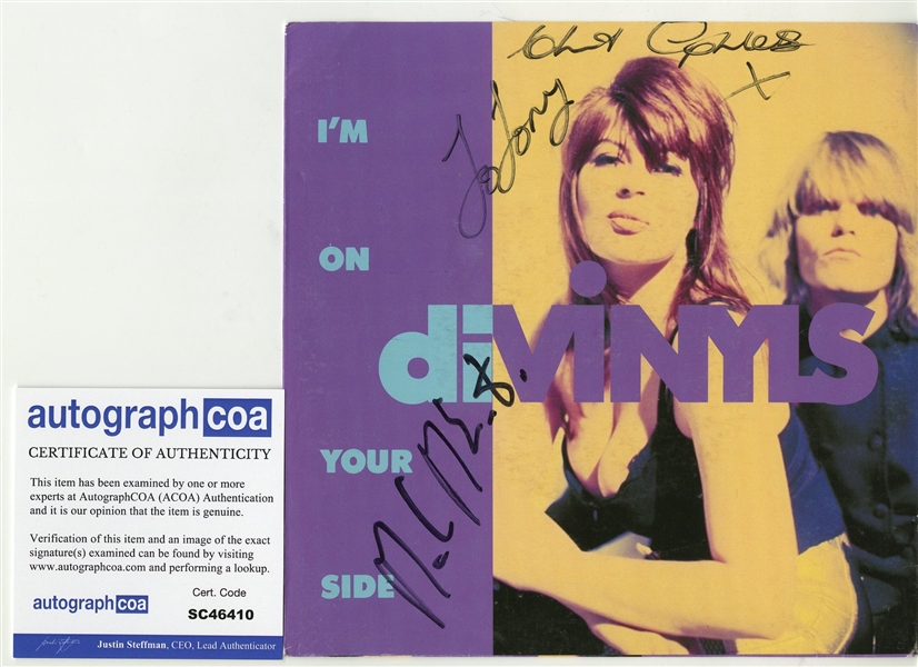 The Divinyls: Lot of Two (2) Rare Group Signed Album Covers (ACOA)