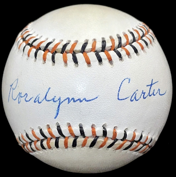 First Lady Rosalynn Carter Signed Official 1993 MLB All-Star Game Baseball (JSA)