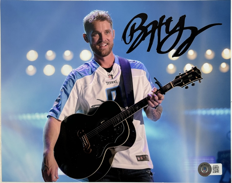 Brett Young Signed 8" x 10" Color Photo (Beckett/BAS)