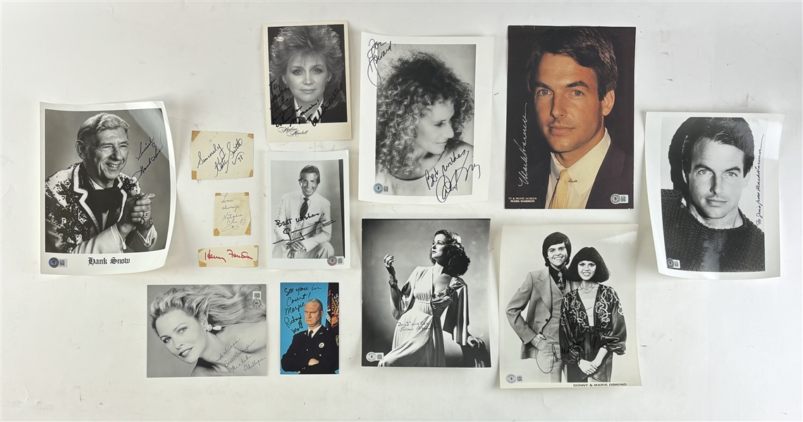 Vintage Hollywood Entertainment Lot w/ 53 Autographs! (Beckett/BAS)