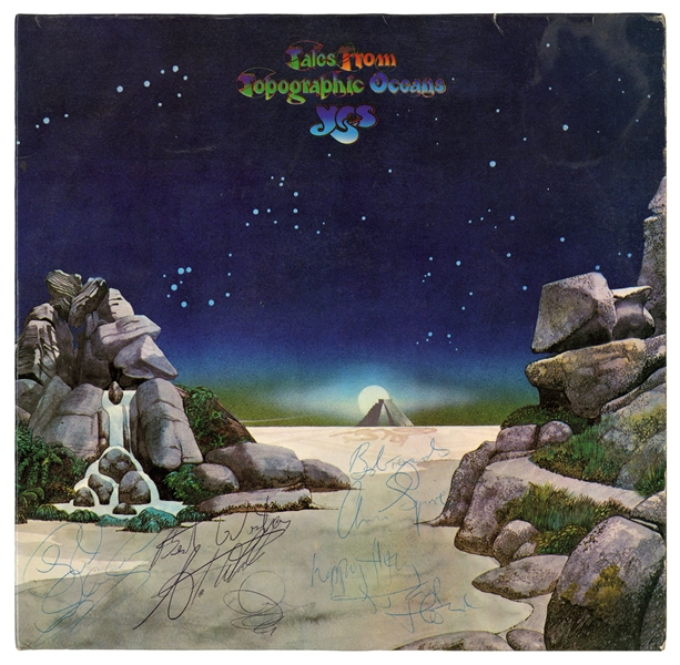 Yes Vintage Group Signed "Tales from Topographic Oceans" Record Album (Tracks UK & Beckett/BAS LOAs)