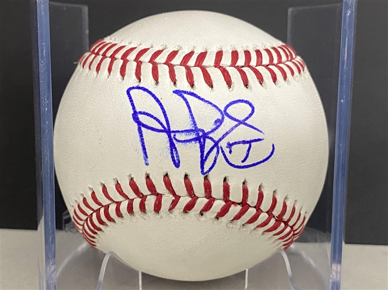 Albert Pujols In-Person Single Signed OML Baseball (Third Party Guaranteed)
