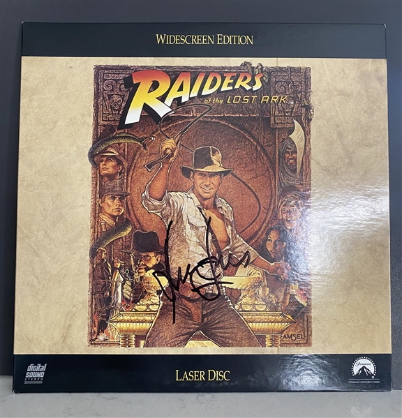 Harrison Ford In-Person Signed "Raiders of the Lost Ark" Laserdisc Cover (Third Party Guaranteed)