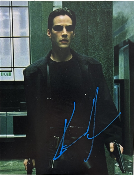 The Matrix: Keanu Reeves 8” x 10” Signed Photo (JSA LOA)