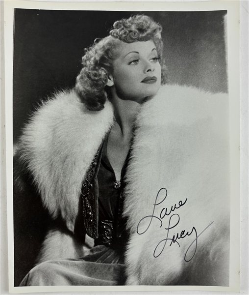 Lucille Ball Signed 8" x 10" Black and White Photograph (JSA LOA)