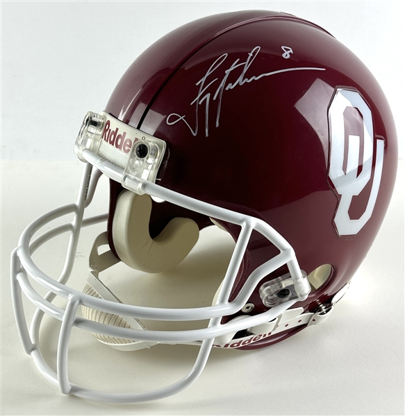 Troy Aikman Rare Signed Oklahoma University Game Model Football Helmet (Third Party Guaranteed)