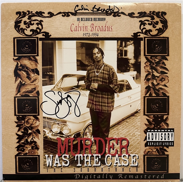 Snoop Dogg RARE Signed "Murder Was the Case" Soundtrack Album Single with Legal & Stage Name Autographs! (Beckett/BAS & ACOA LOAs)