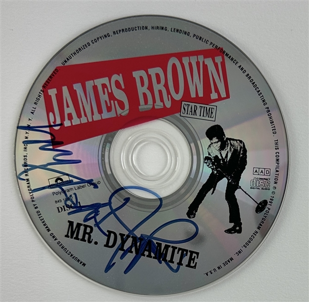 James Brown Signed CD Disc for "Mr. Dynamite" (JSA LOA)