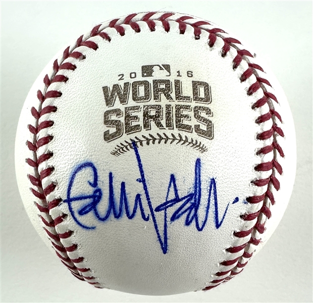 Pearl Jam: Eddie Vedder Signed 2016 World Series Baseball (JSA LOA)
