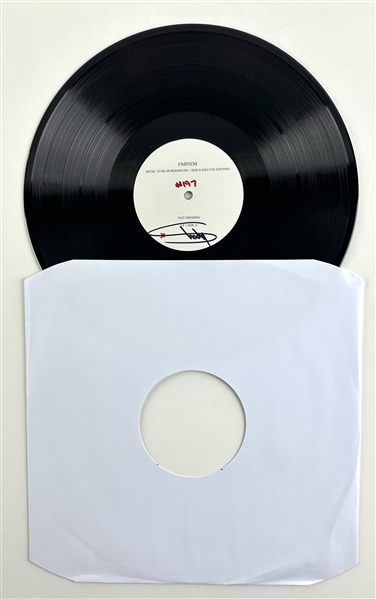 Eminem Signed Test Pressing Vinyl for "Music to be Murdered By" (Third Party Guaranteed) 