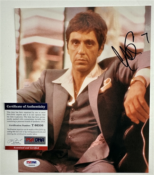Al Pacino Signed 8" x 10" Color Photo from "Scarface" (PSA/DNA)