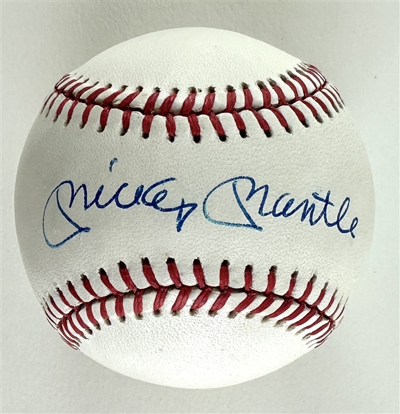 Mickey Mantle Superb Single Signed OAL Baseball (Beckett/BAS LOA)
