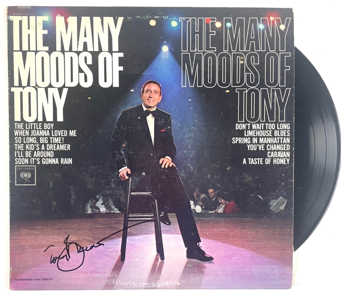 Tony Bennett Signed "Many Moods of Tony" Album (JSA)
