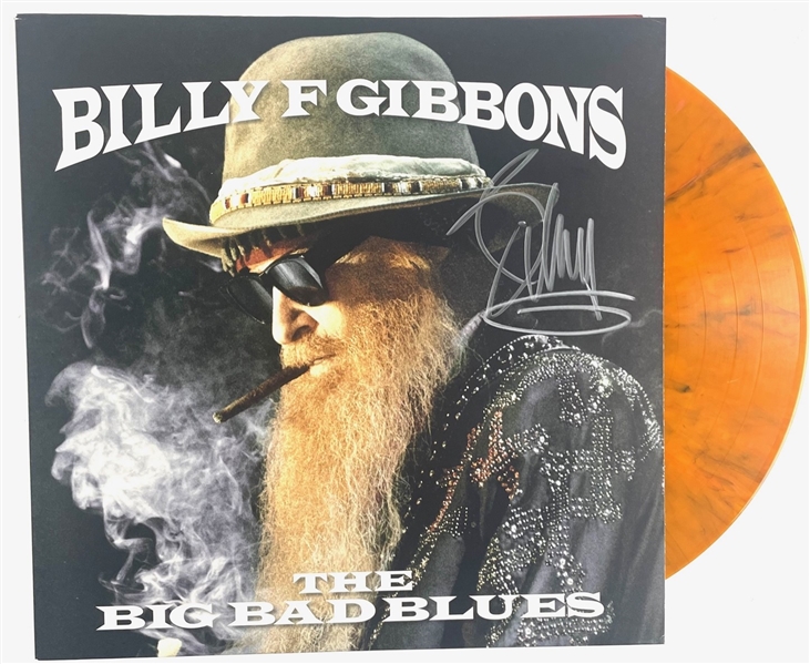 Billy Gibbons Signed "The Big Bad Blues" Album (Third Party Guarantee)
