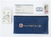 Kurt Cobains Personally Owned Seafirst Bank Money Bag & Collection of Items (GHRR LOA & Letter of Provenance)
