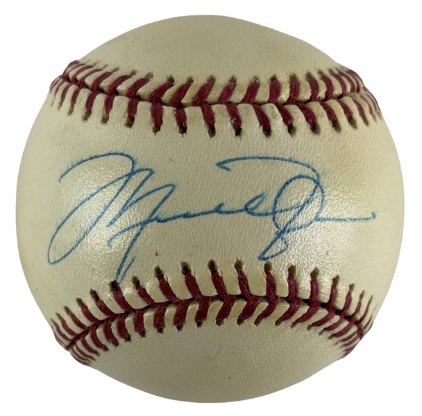 Michael Jordan Signed OAL Baseball (JSA LOA)