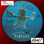 Nirvana: Cobain, Novoselic, & Grohl Group Signed "Smells Like Teen Spirit" Picture Disc (JSA LOA)(Epperson/REAL)(ACOA LOA)
