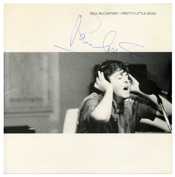 Paul McCartney 1980s In-Person Signed "Pretty Little Head" UK Vinyl Pressing (Third Party Guaranteed)(Tracks LOA)