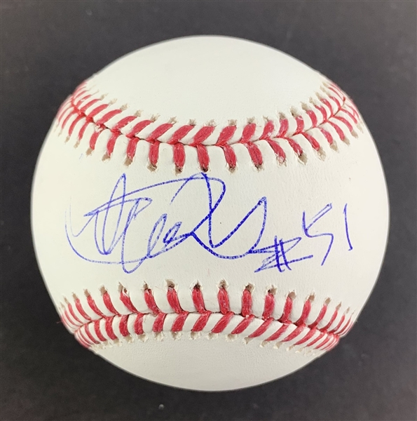 Ichiro Suzuki Signed OML Baseball (Suzuki Sticker)