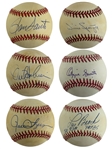 Baseball HOFers & Greats Single Signed Baseball Lot w/ Slaughter, Rose & More! (31 Sigs)(UDA)(Third Party Guaranteed)