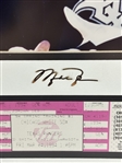 Michael Jordan White Sox MLB Debut Ticket in Framed Display 