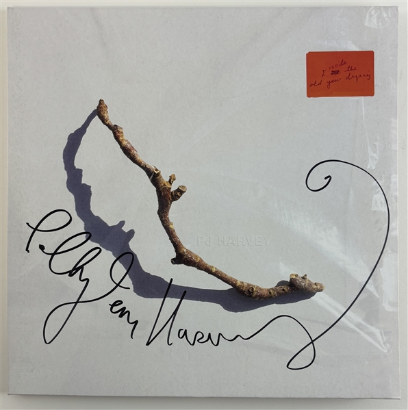PJ Harvey Signed "I Inside the Old Year Dying" Album Cover (Beckett/BAS)