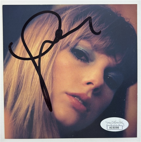 Taylor Swift Signed "Midnights" CD Insert (JSA COA)
