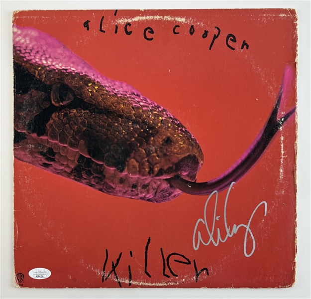 Alice Cooper Signed "Killer" Album Cover w/ Vinyl (JSA COA)
