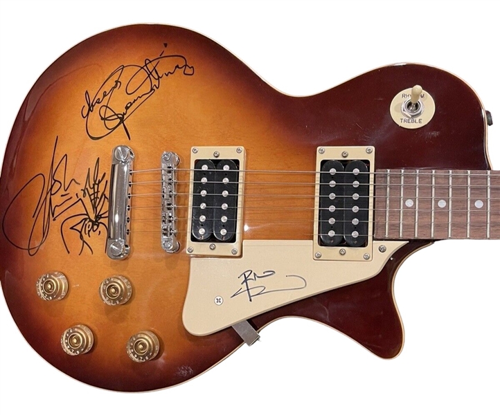 The Who Group Signed Les Paul Style Electric Guitar with Townshend, Daltrey & Entwistle (JSA LOA)