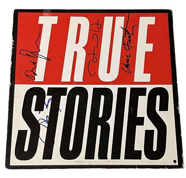 Talking Heads Group Signed "True Stories" Record Album (4 Sigs)(JSA LOA)