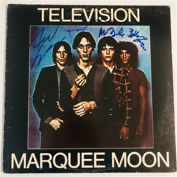 Television: Group Signed "Marquee Moon" Album Cover (4 Sigs)(JSA LOA)(John Brennan Collection)