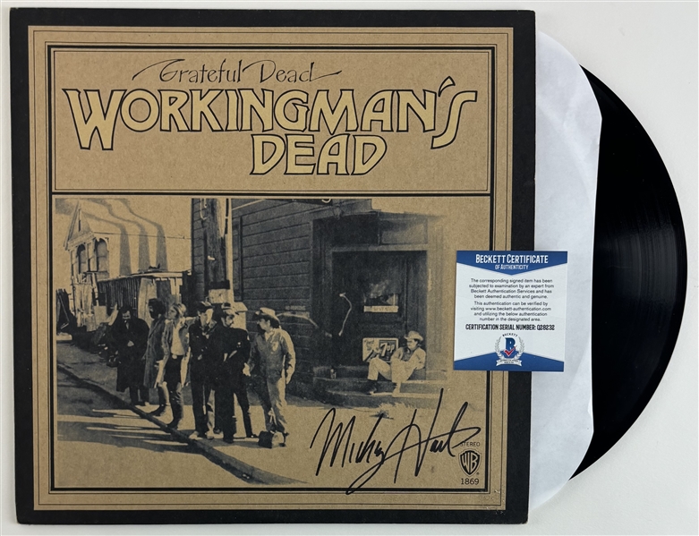 Grateful Dead: Mickey Hart Signed "Workingmans Dead" Album Cover w/ Vinyl (Beckett/BAS)