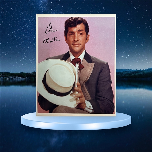 Dean Martin IN-PERSON Signed 8x10 Just 2 Months Before His Death! (Third Party Guarantee)