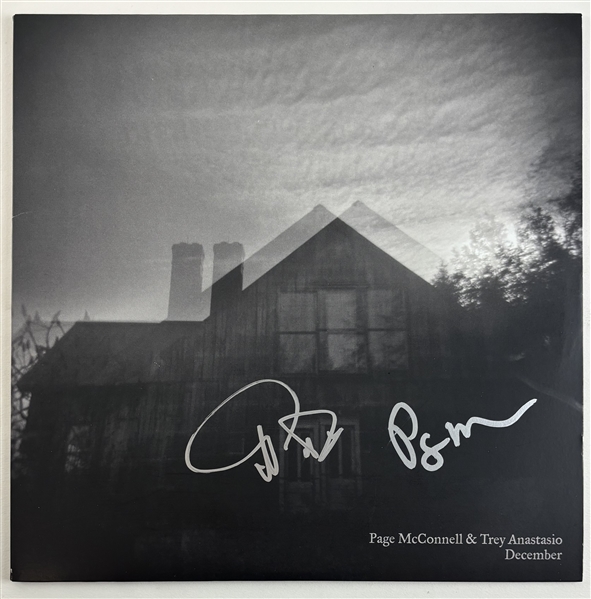 Phish: Page McConnell & Trey Anastasio Signed "December" Album Cover (Beckett/BAS)