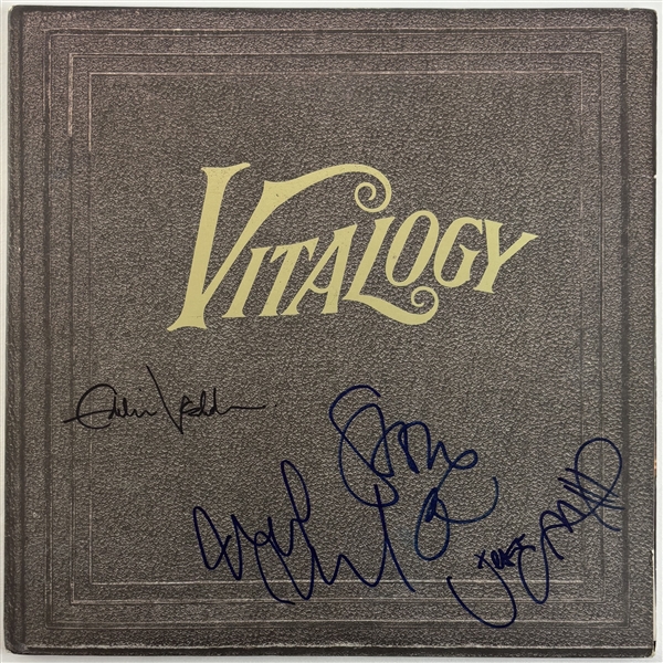 Pearl Jam: Group Signed "Vitalogy" Album Cover (Beckett/BAS LOA)