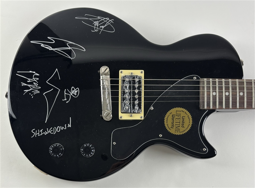 Shinedown: Group Signed Electric Guitar (4 Sigs)(Third Party Guaranteed)