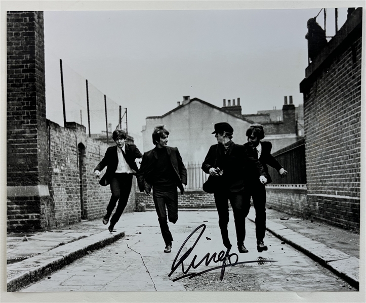 Beatles: Ringo Starr Signed 8" x 10" B&W Photo (JSA LOA)