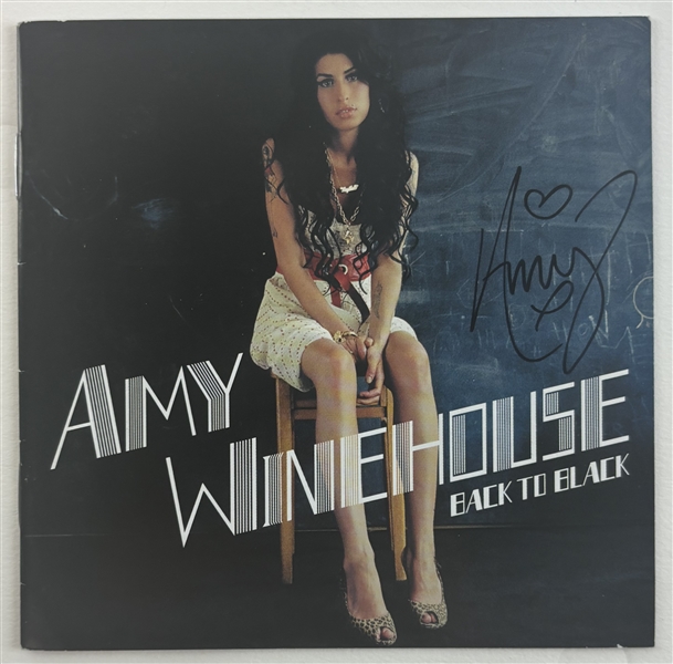 Amy Winehouse Signed "Back to Black" CD Insert (Epperson/REAL LOA)