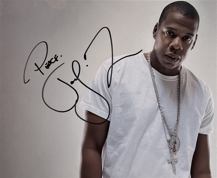 Jay-Z Rare In-Person Signed 8" x 10" Color Photo (Third Party Guaranteed)