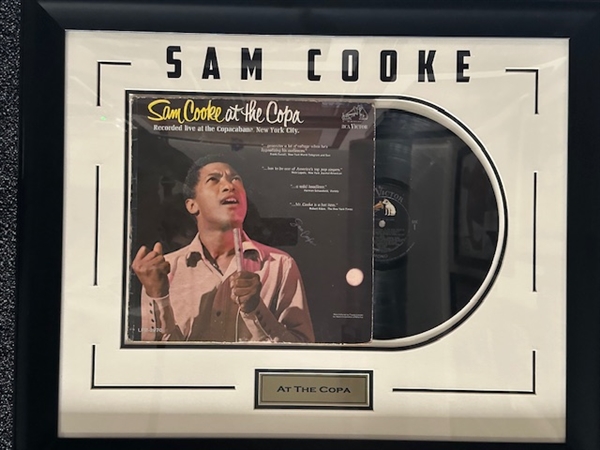 Sam Cooke Signed Album Cover in Framed Display (Third Party Guaranteed)