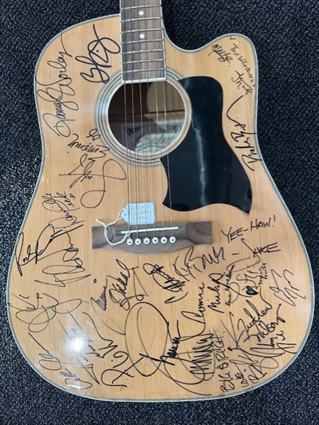 Country Legends Multi-Signed Guitar w/ Paisley, Brooks & Dunn, Swift, & More! (Third Party Guaranteed)