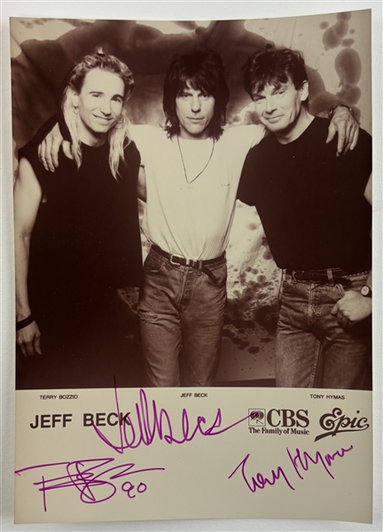 Jeff Beck Group Signed 5" x 7" Photo (Beckett/BAS LOA)
