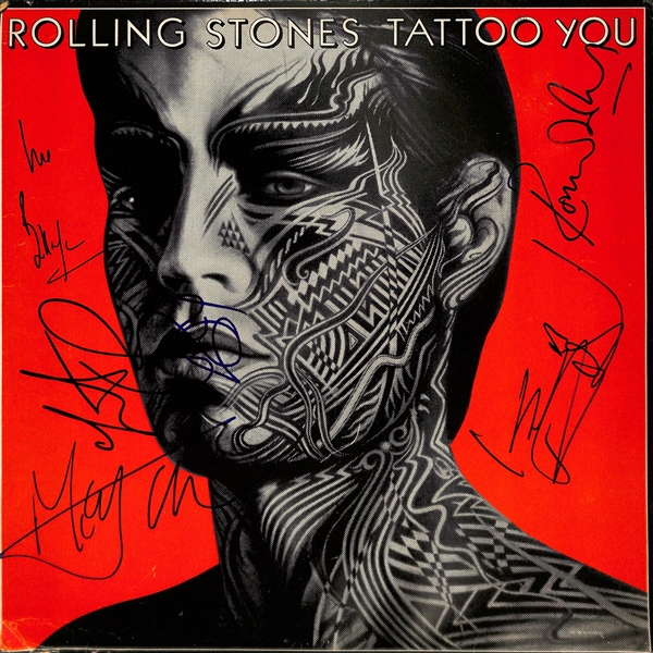 The Rolling Stones Amazing Group Signed "Tattoo You" Record Album with GEM MINT 10 Autographs - The Only Gem Mint Signed Album Extent! (Beckett/BAS LOA)(Grad Collection)