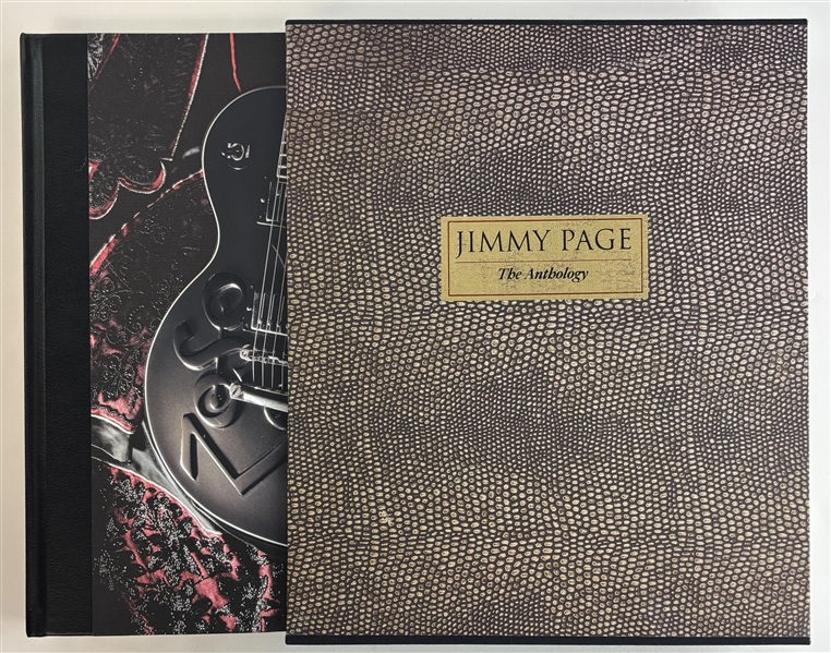 Jimmy Page Signed Limited Edition "The Anthology" Hardcover Book (Third Party Guaranteed)
